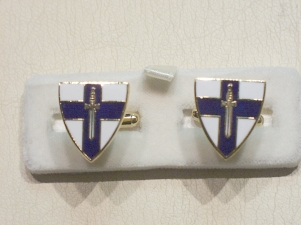 2nd Army enamelled cufflinks - Click Image to Close
